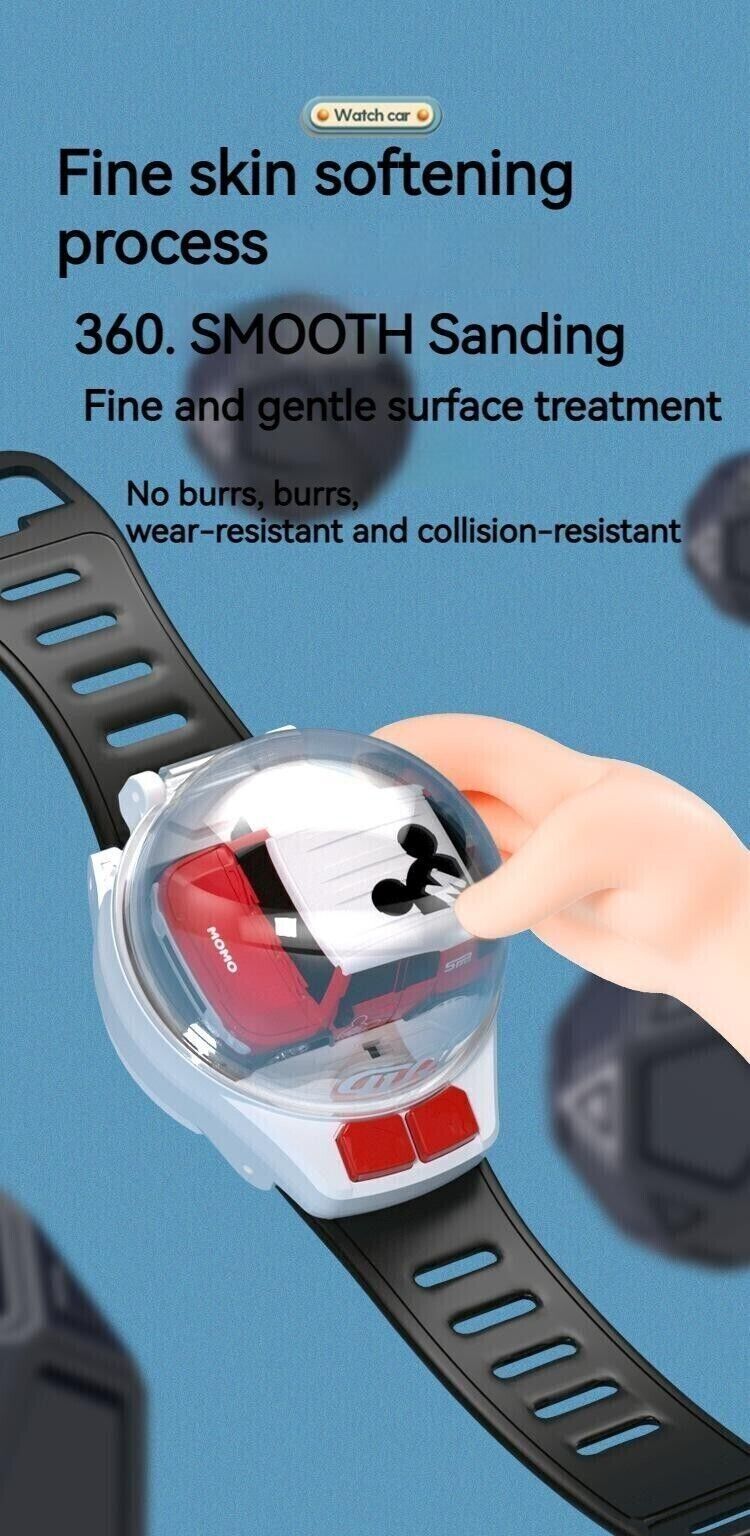 Watch RC Electric Toy Mini Remote Control Car Accompany Children Kids Gifts
