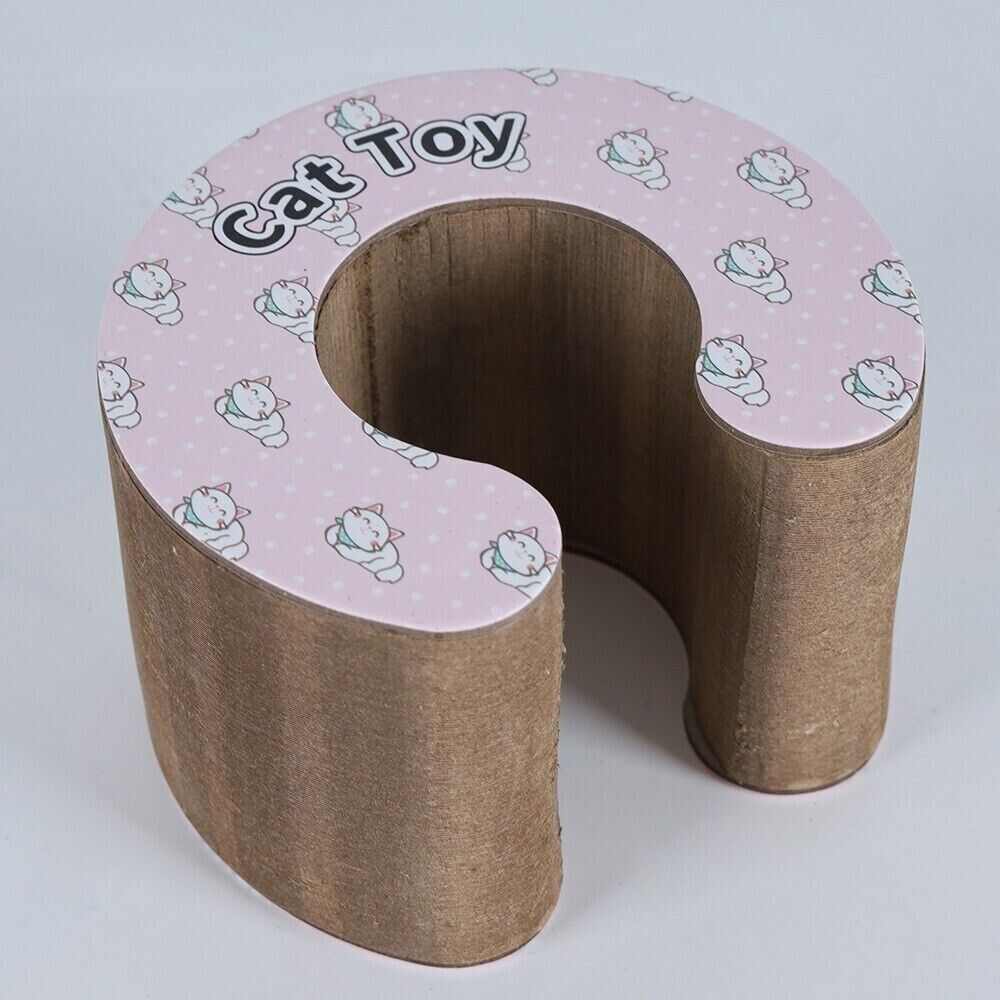 Honeycomb Paper Accordion Turntable Scratch Board Cat Toy Pet Vocal Bell Ball