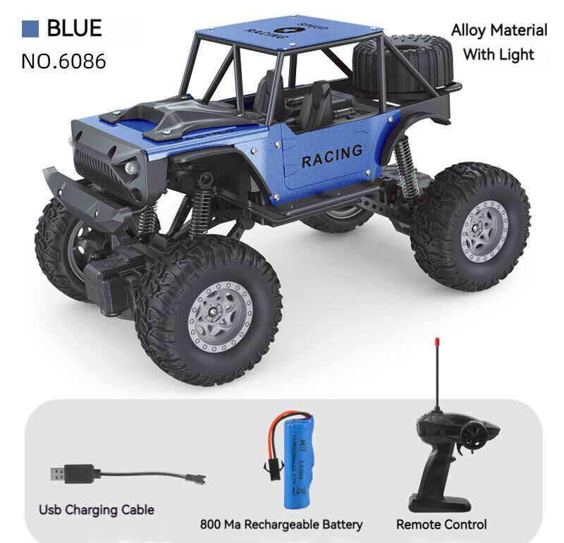 Charge High Speed Racing Alloy Remote Control Buggy Electric Light Car Toy