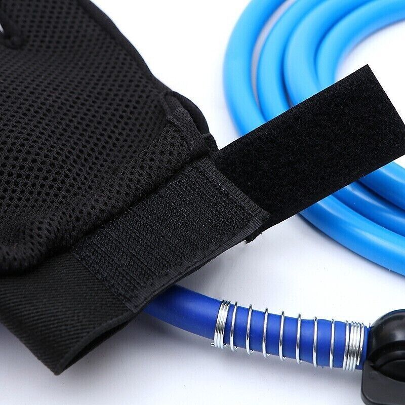Pet Bathing Massaging Glove 5 Fingers With Tube Spray Cleaning Brush Tool Shower