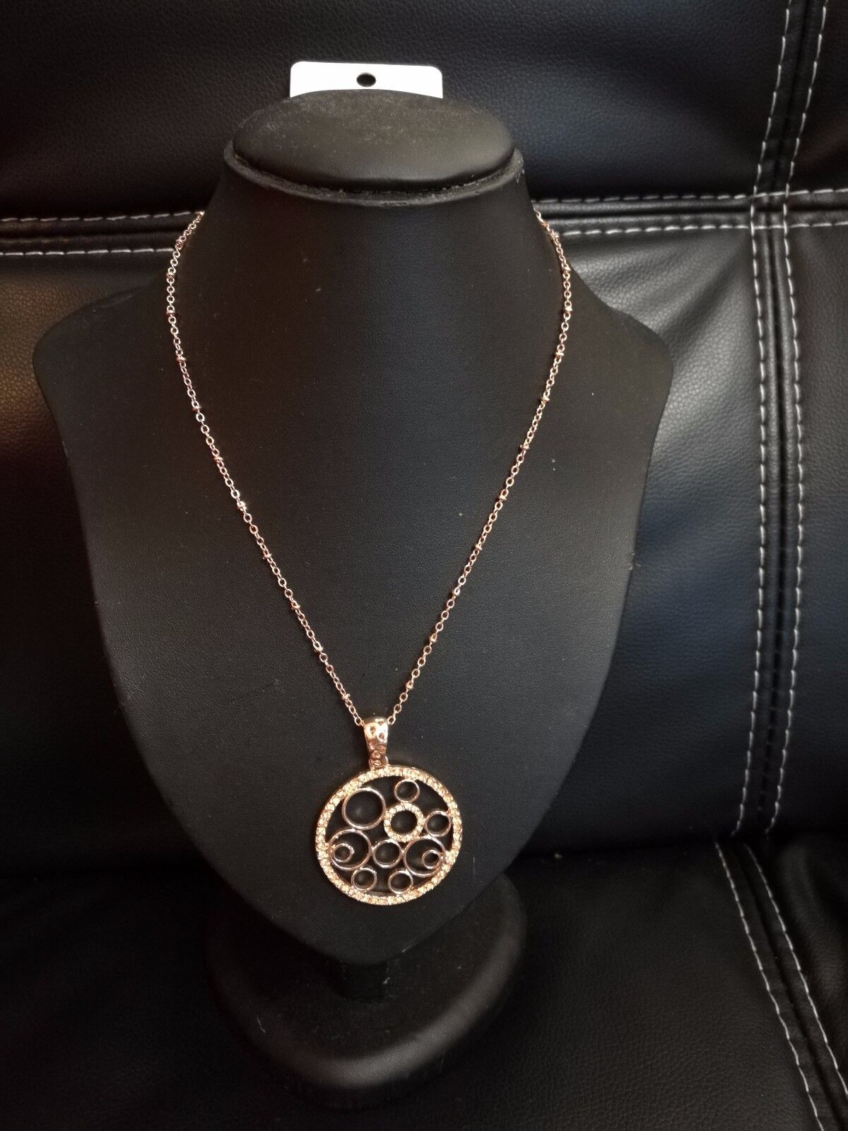 New Women Rhinestone Chain Crystal Necklace Pendant Lady's Fashion Jewelry