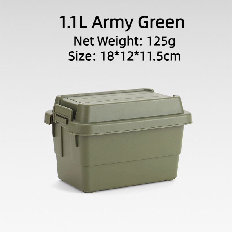 Outdoor Desktop Mini Storage Sundries Box Organizer Camping BBQ Tool Organizer