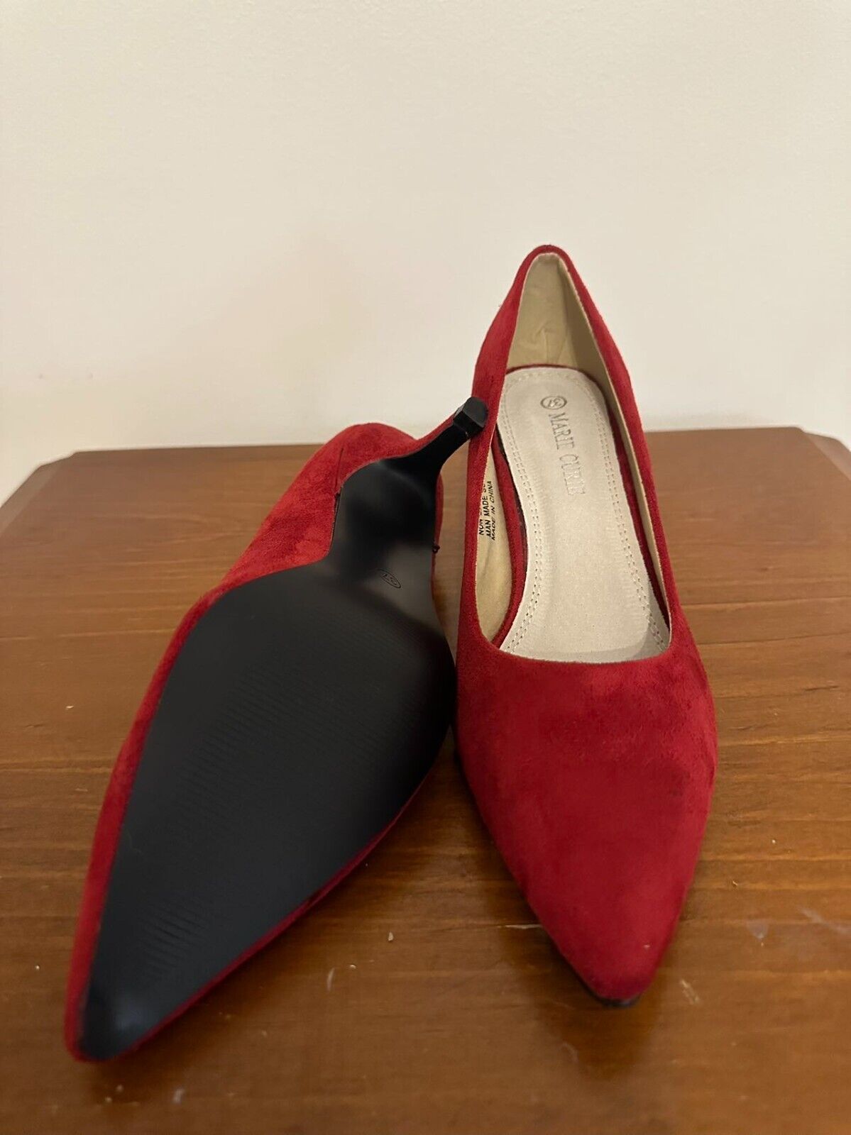 Fashion Classic Mid Heel Pumps Toe Court Work Office Women Ladys Shoes Patent