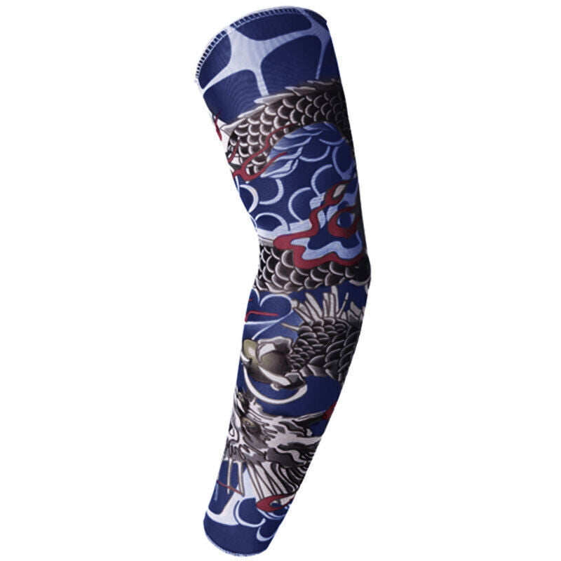 Sunscreen Tatto Arm Stretch Sleeves UV Sun Protect Covers Outdoor Sports Cooling