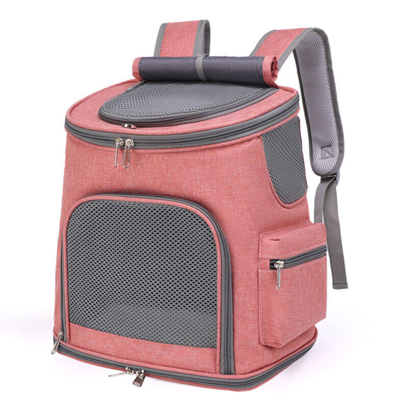 New Portable Folding Outdoor Cat Dog Large Space Double Shoulder Pet Bag