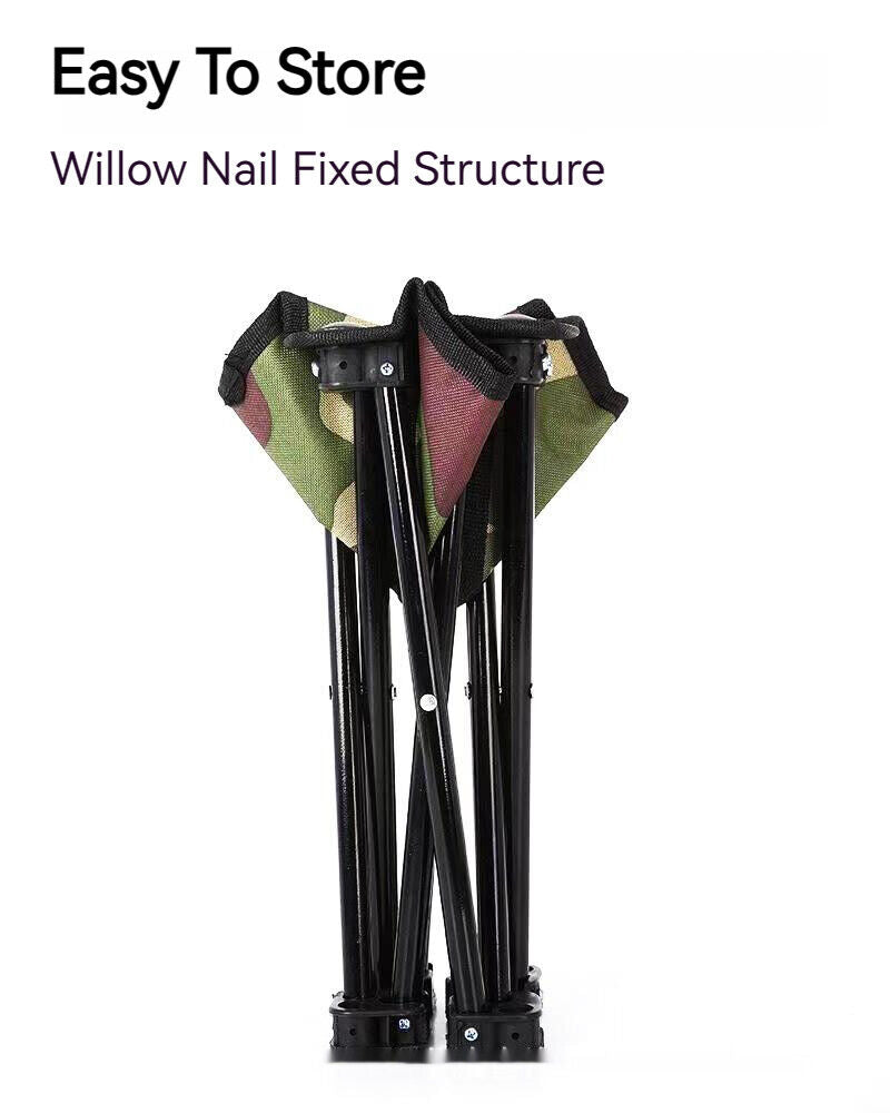 Outdoor Folding Fishing Stool ultralight Backless Camping Picnic Carry-on Chair