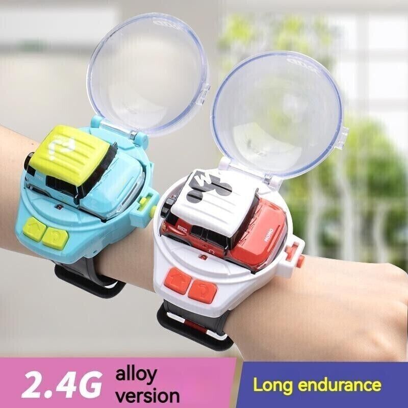 Watch RC Electric Toy Mini Remote Control Car Accompany Children Kids Gifts