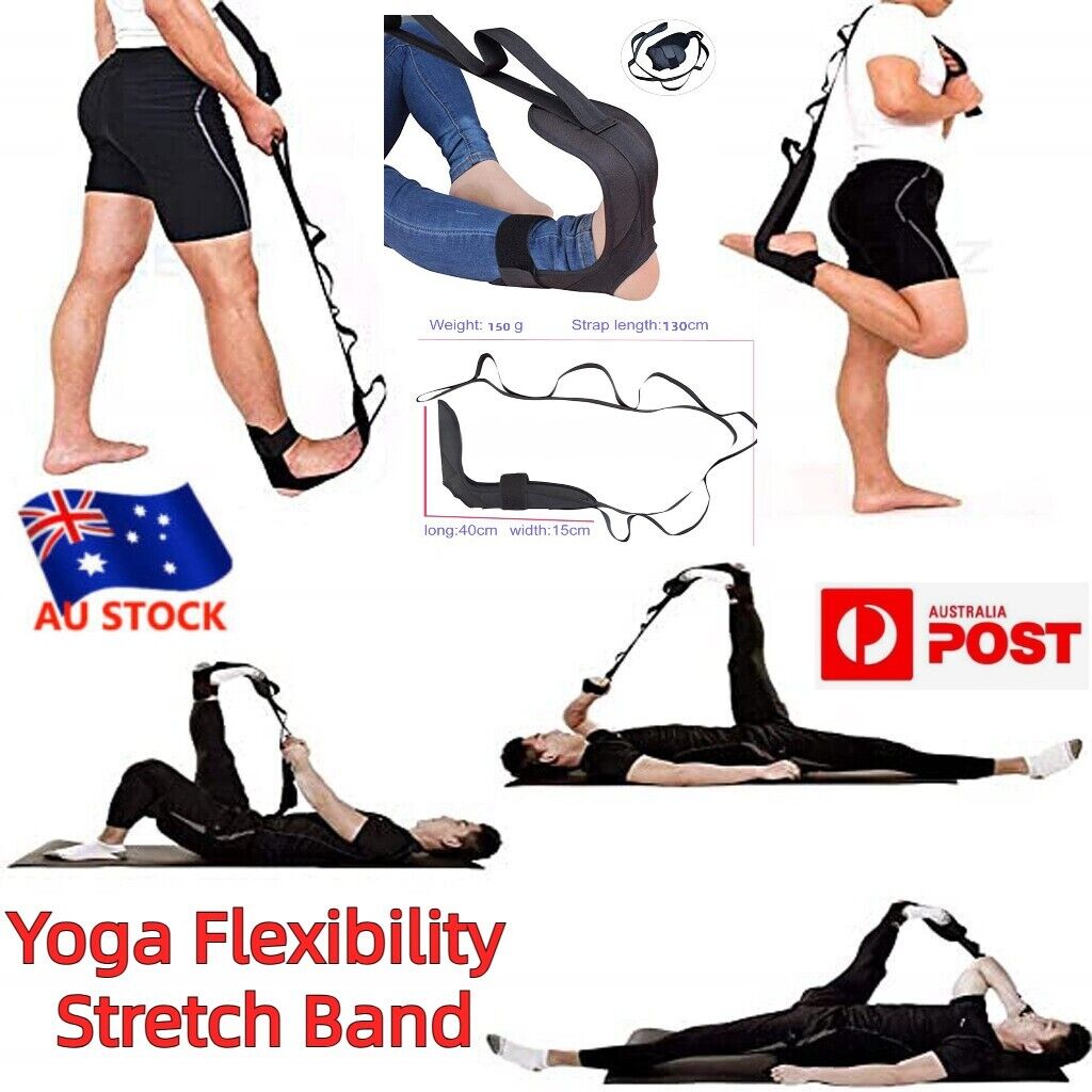 Yoga Flexibility Stretch Band Leg Fascia Sport Strap Gym Elastic Stretching