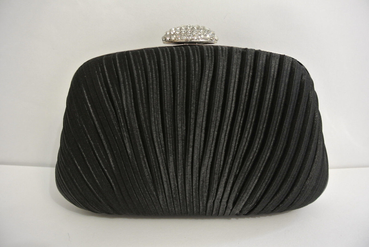 NEW Shining Satin Ladies Evening Clutch Bag Wedding Bridal Chain Handbag Wallet