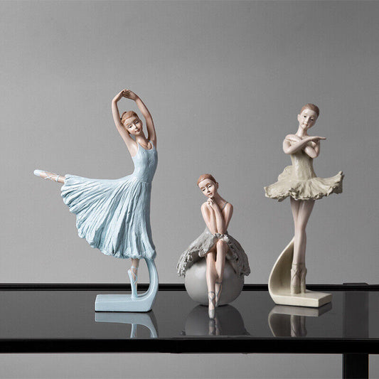 Fresh Birthday Table Gift Idea Resin Decoration Dance Ballet Girl Figurine