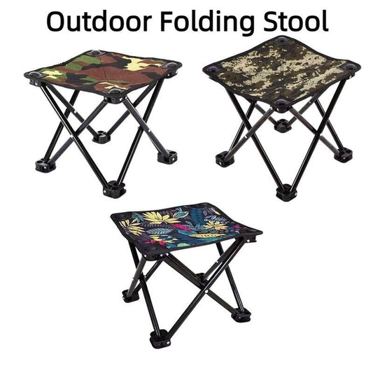 Outdoor Folding Fishing Stool ultralight Backless Camping Picnic Carry-on Chair