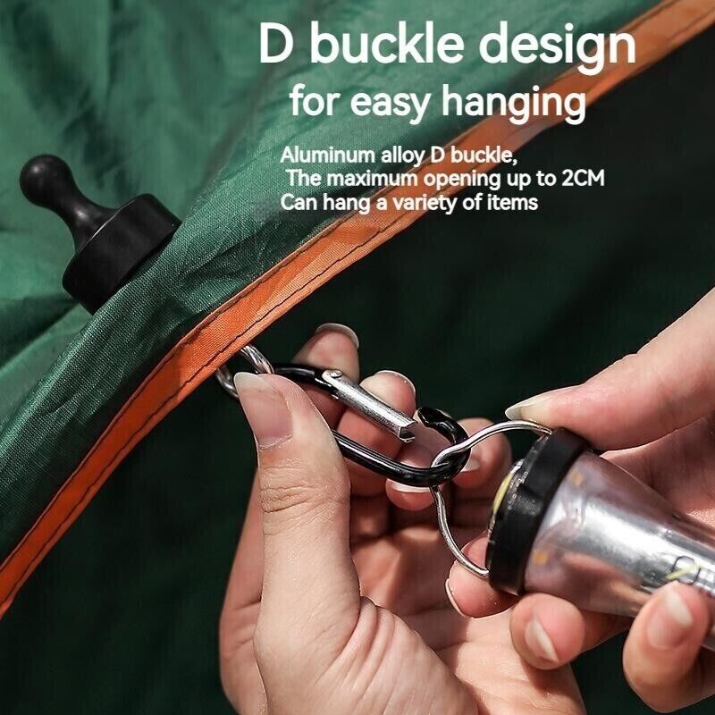 Outdoor Magnet Hooks Magnetic Camp Light Hanging Canopy Tent Hiking Buckles