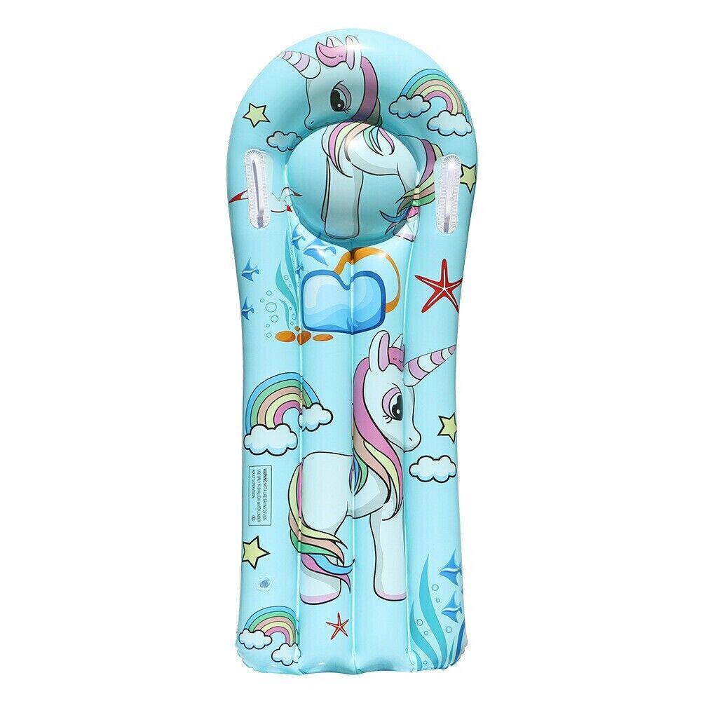 Children's Inflatable Surfboard Float Row Water Skis Float Row Flamingo Bed