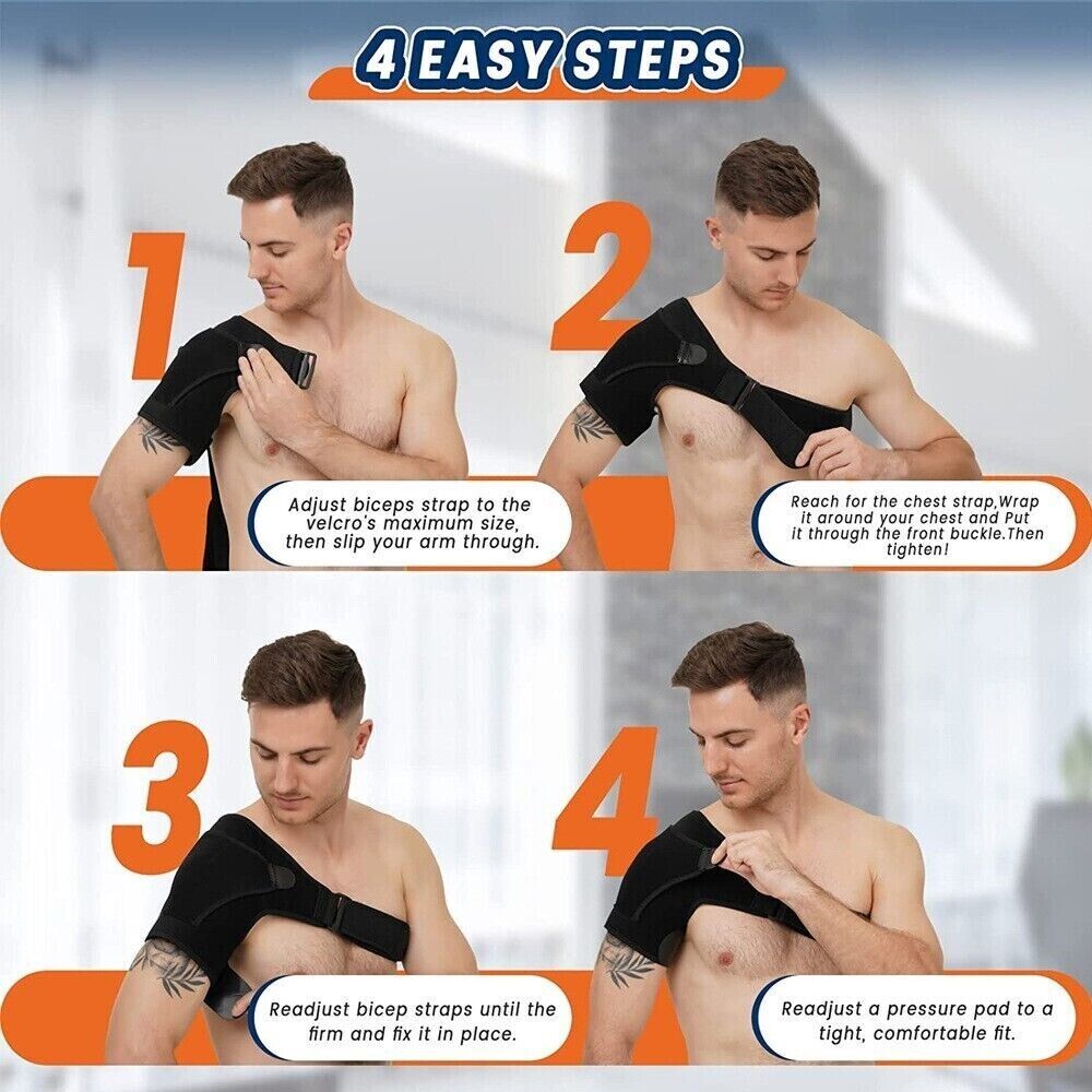 Anti-strain Fitness Sports Taping Protection Adjustable Single Shoulder Strap