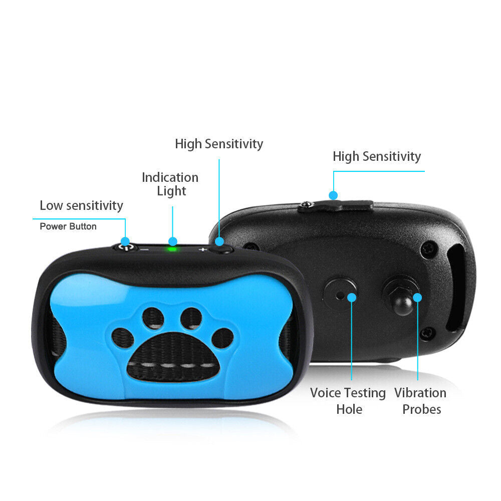 Waterproof Auto Anti Bark Dog Collar Stop Barking No-Shock Trainer Rechargeable