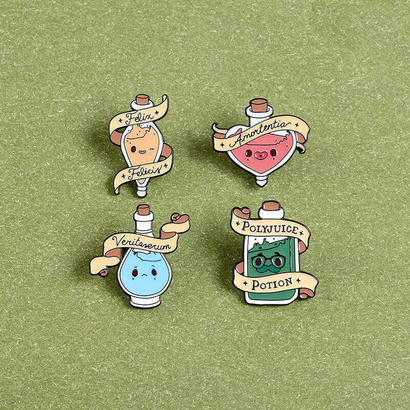 Funky Harry potter magic medicine Pin Badge zinc alloy Brooch Enamel Pin cosplay