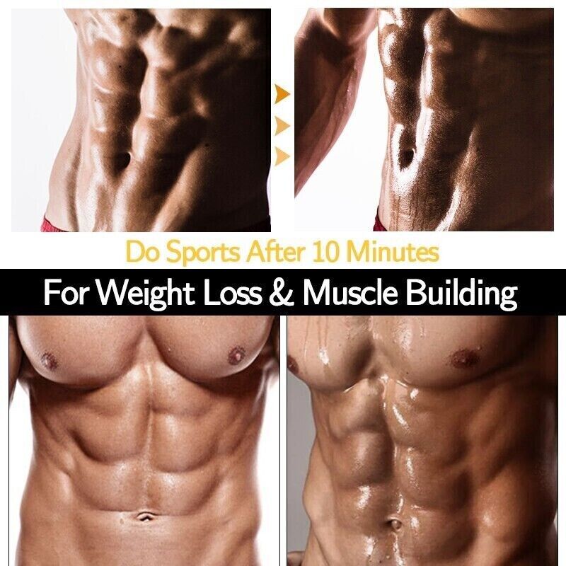 Men Slimming Compression Body Shaper Waist Trainer Sauna Sweat Tank Tops Vest