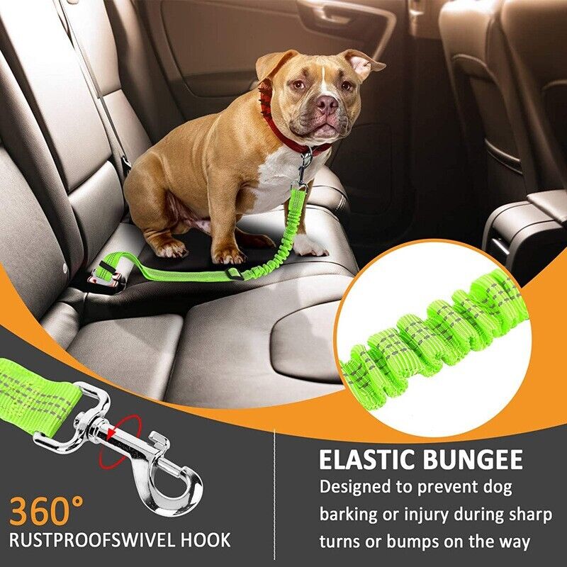 Multi-functional Pet Car Safety Rope Retractable Leash Dogs Traction Seat Belt