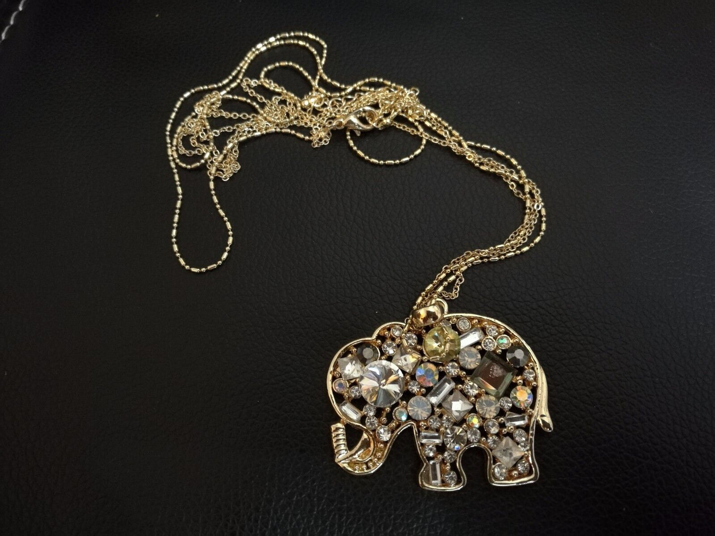 New Women Rhinestone Chain Crystal Necklace Pendant Lady's Fashion Jewelry