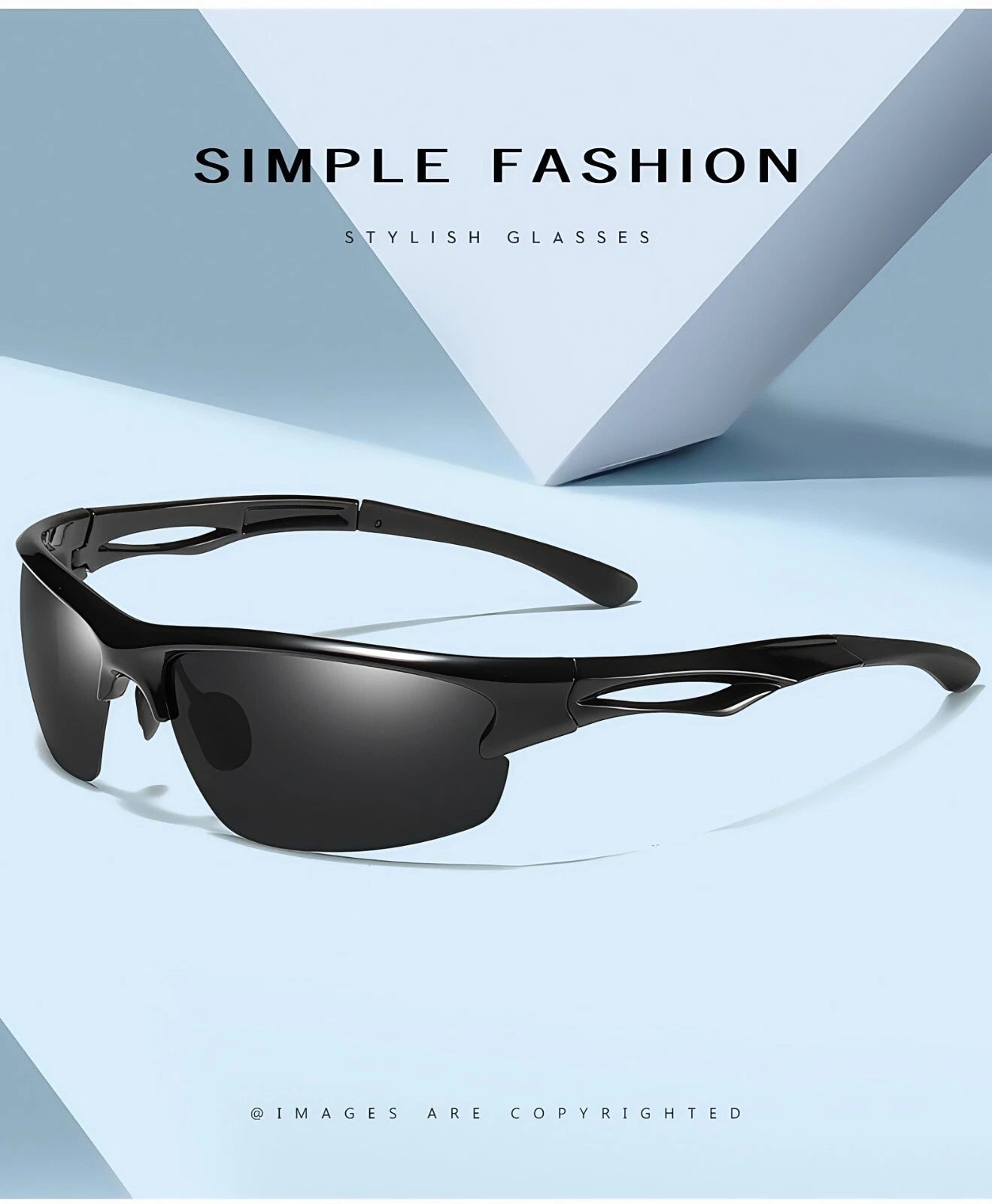Men's Polarized Wrap Around Sports Sunglasses Running Driving Outdoor Activities # 6916