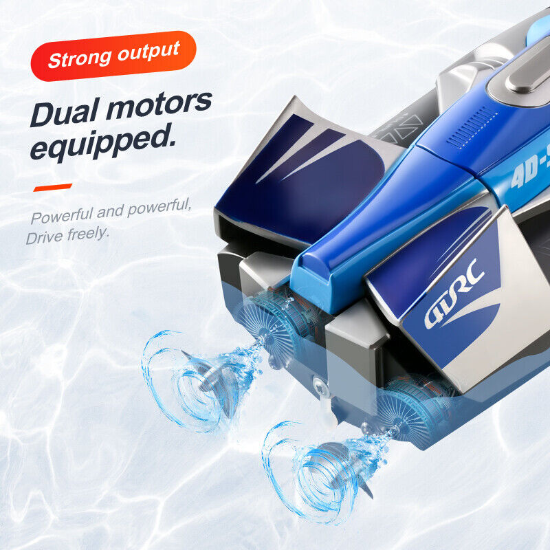 2.4GHz Waterproof S1 Long Range Wireless Remote Control High Speed Boat Toy Gift
