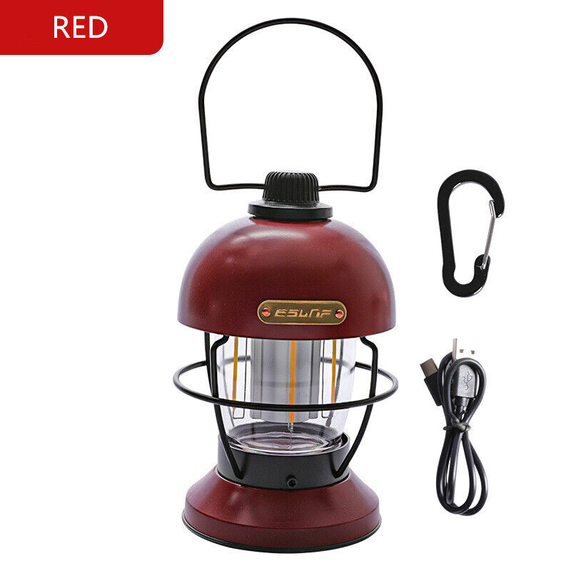 New USB Rechargeable Portable Outdoor Camping Lantern Tent Travel Light