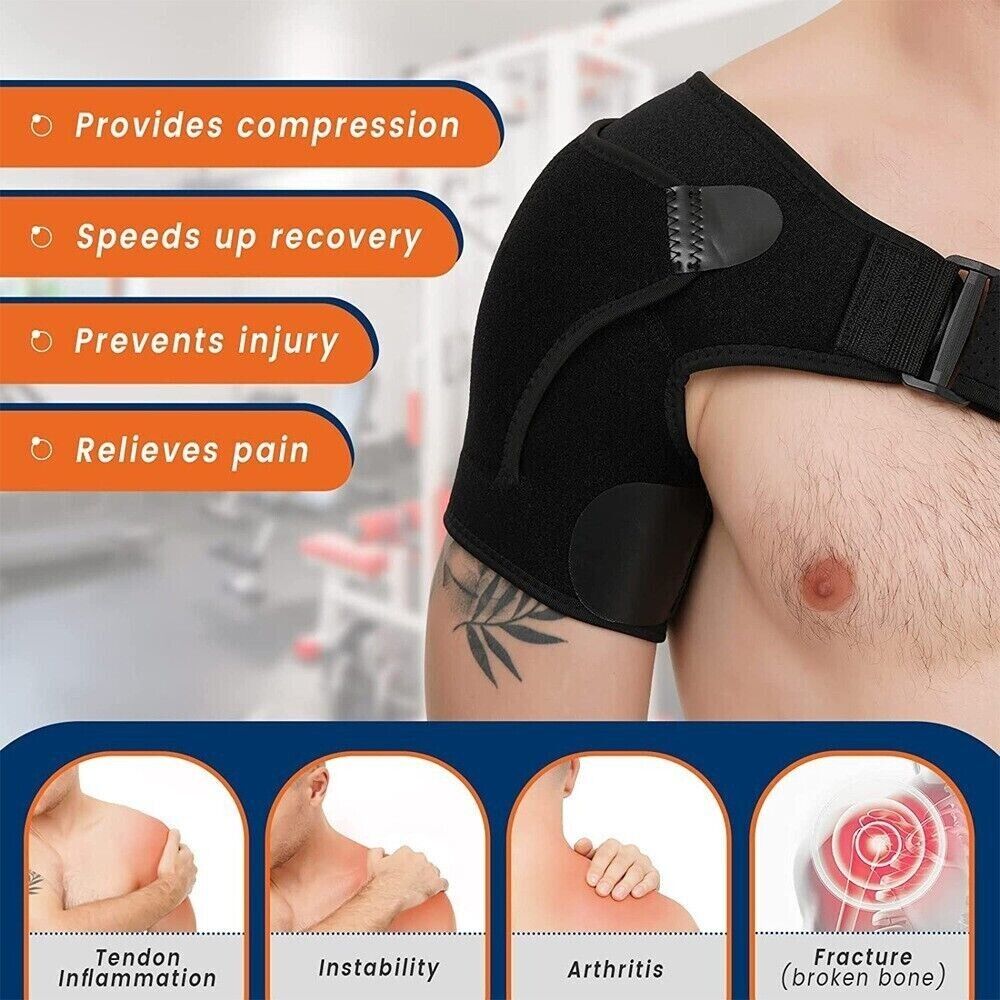 Anti-strain Fitness Sports Taping Protection Adjustable Single Shoulder Strap