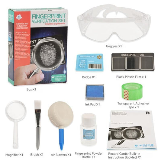 Fingerprint Identification DIY Science Experiment Children's Students STEM Toys