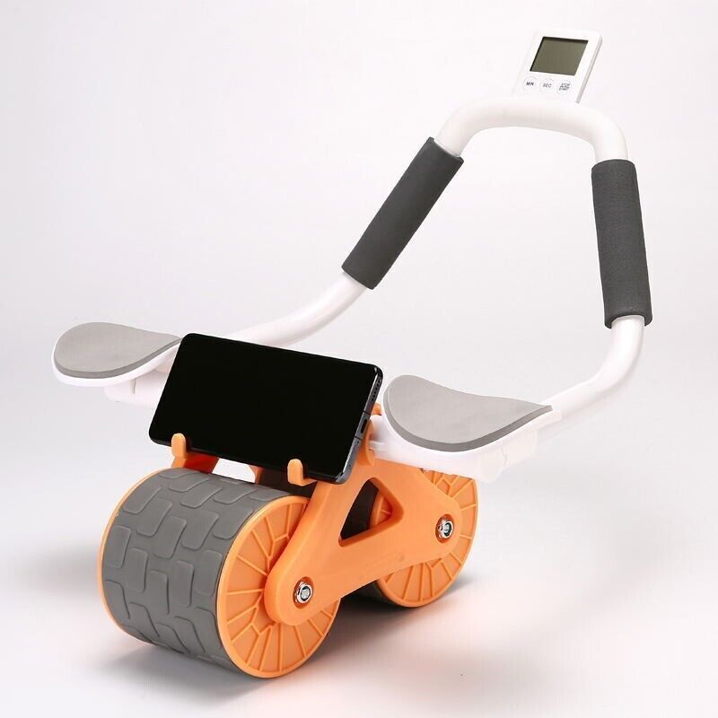 Automatic Rebound Wheel Roller Abdominal Ab Fitness Training Anti Slip Equipment