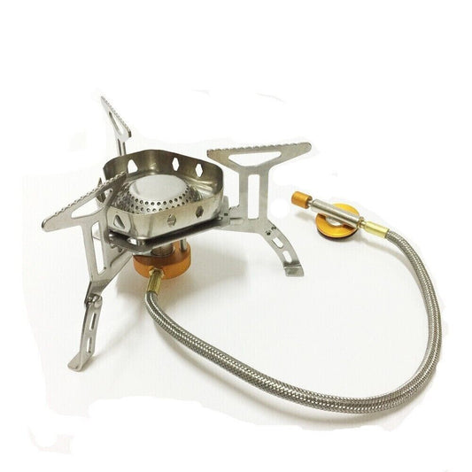 New Outdoor Portable Camping Stainless Steel Picnic Windproof Gas Stove Head