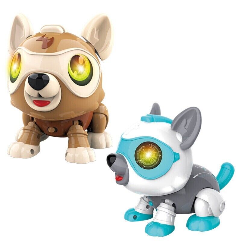 Kid Voice Activated Sound Touch Sensitive Children Accompany Robot Dogs Gift