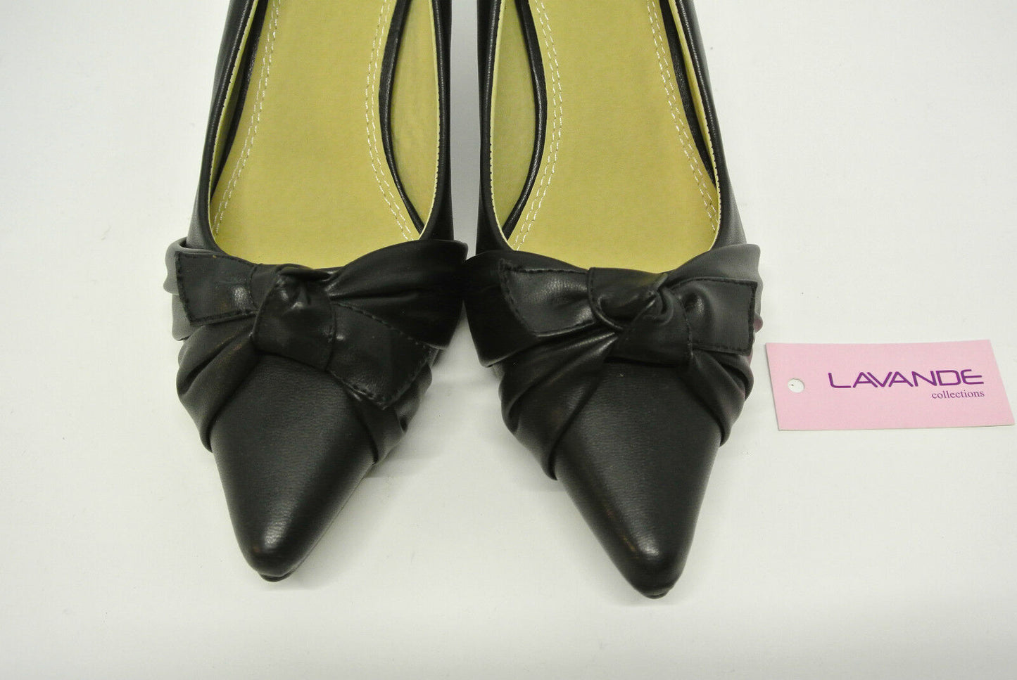 New women ladies low mid heel pumps pointed toe court work office shoes