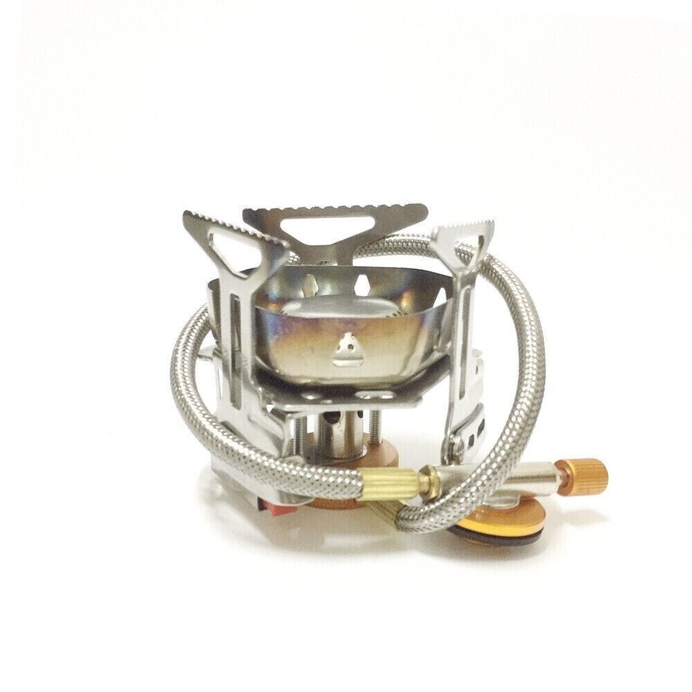 New Outdoor Portable Camping Stainless Steel Picnic Windproof Gas Stove Head