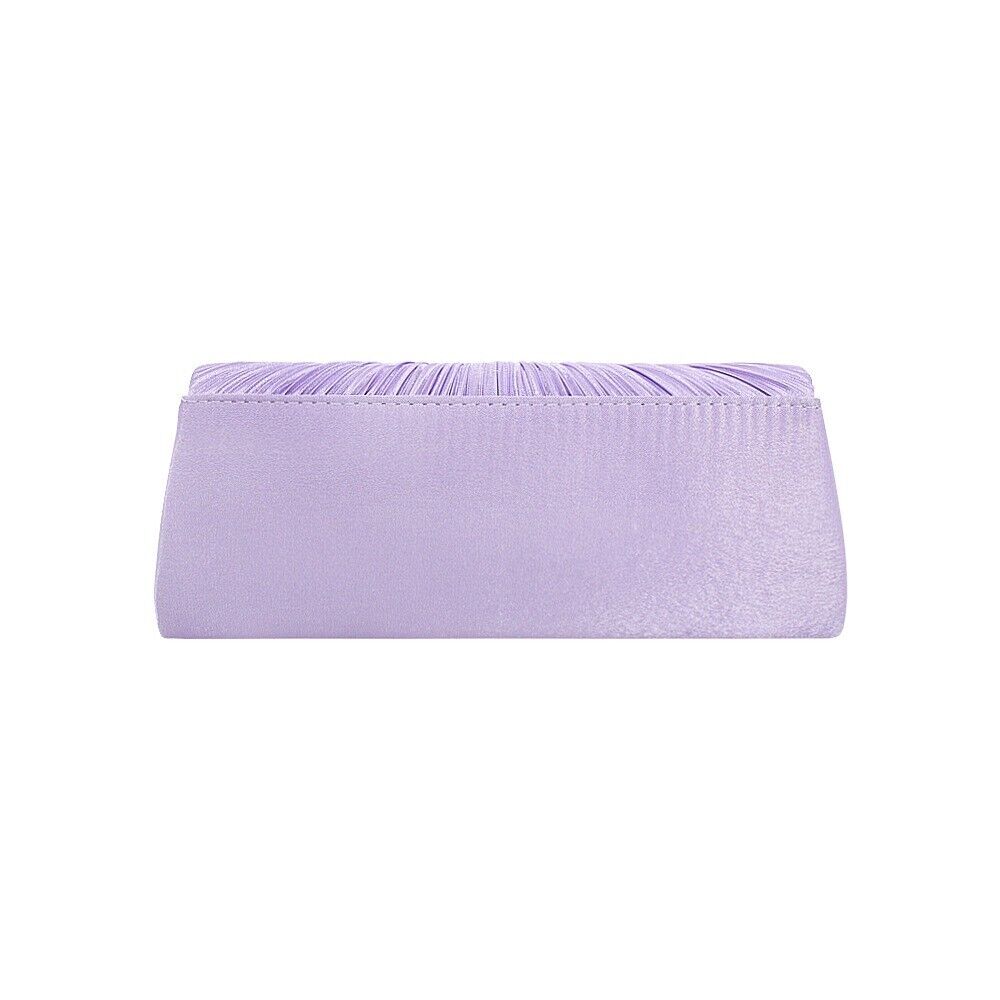Fashion Evening Clutch Bag Women Pleated Bridal Banquet Wedding Party Handbag
