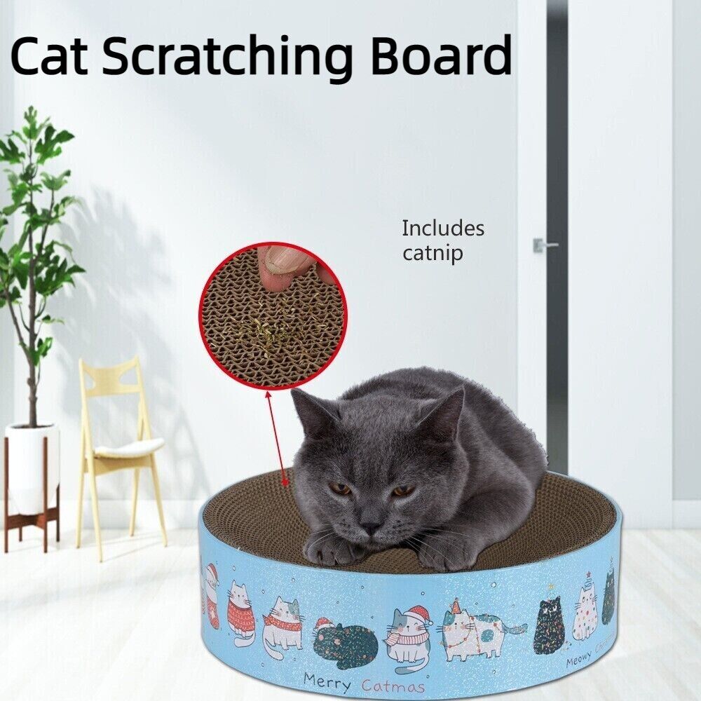 Pet Cat Non-flaking Scratch-resistant Corrugated Paper Grinding Claw Toys
