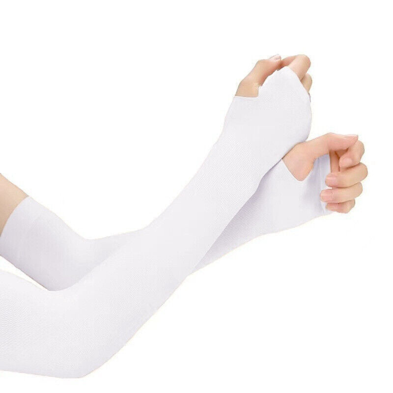 UV Sunburn Protection Ice Sleeve Cooling Arm Summer Cycling Outdoor Running