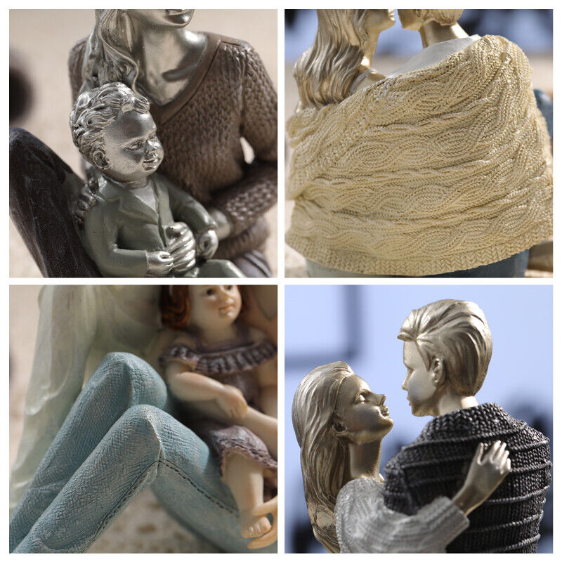 Family Birthday Table Gift Idea Resin Decoration lover child baby Mum Figurine