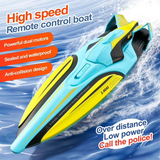 2.4GHz Waterproof S1 Long Range Wireless Remote Control High Speed Boat Toy Gift