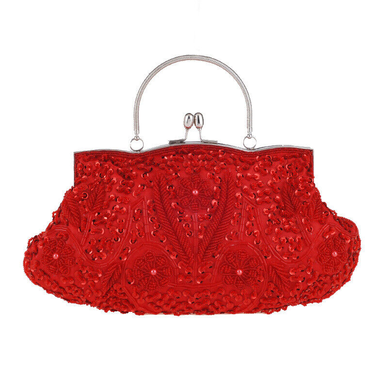Women Fashion Glitter Party Bridal  Bag Wedding Handbag Prom Evening Clutch