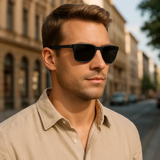 Men Stylish Polarized Sunglasses UV400 Anti-Glare Sports Driving Fishing Eyewear # TR7555