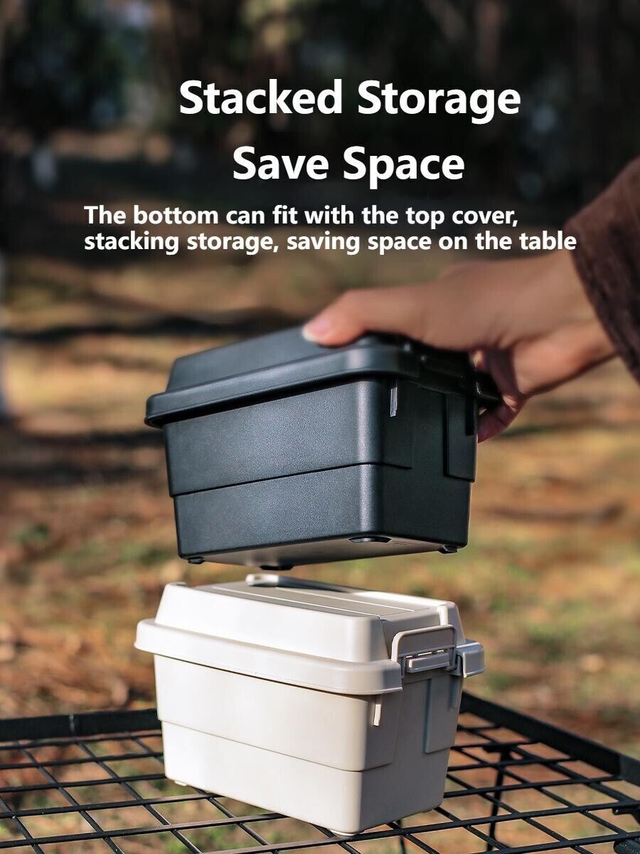 Outdoor Desktop Mini Storage Sundries Box Organizer Camping BBQ Tool Organizer