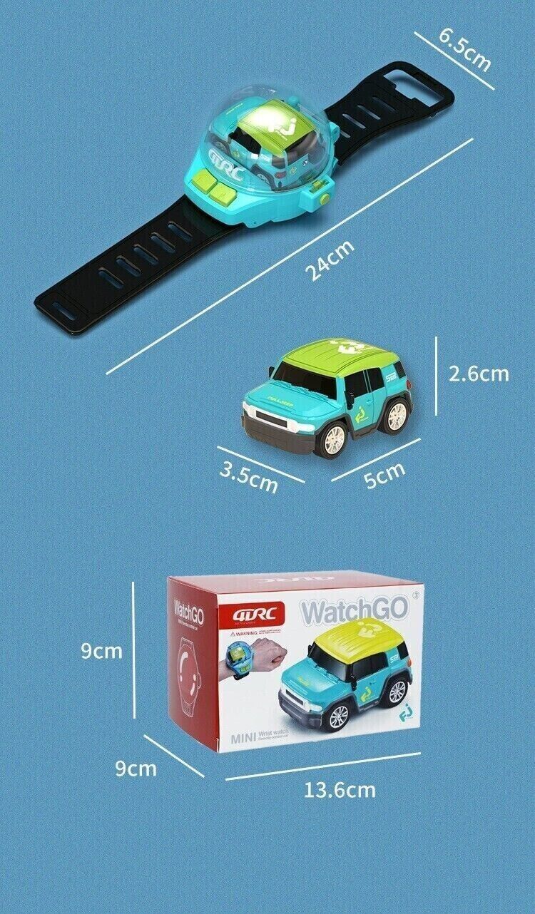 Watch RC Electric Toy Mini Remote Control Car Accompany Children Kids Gifts
