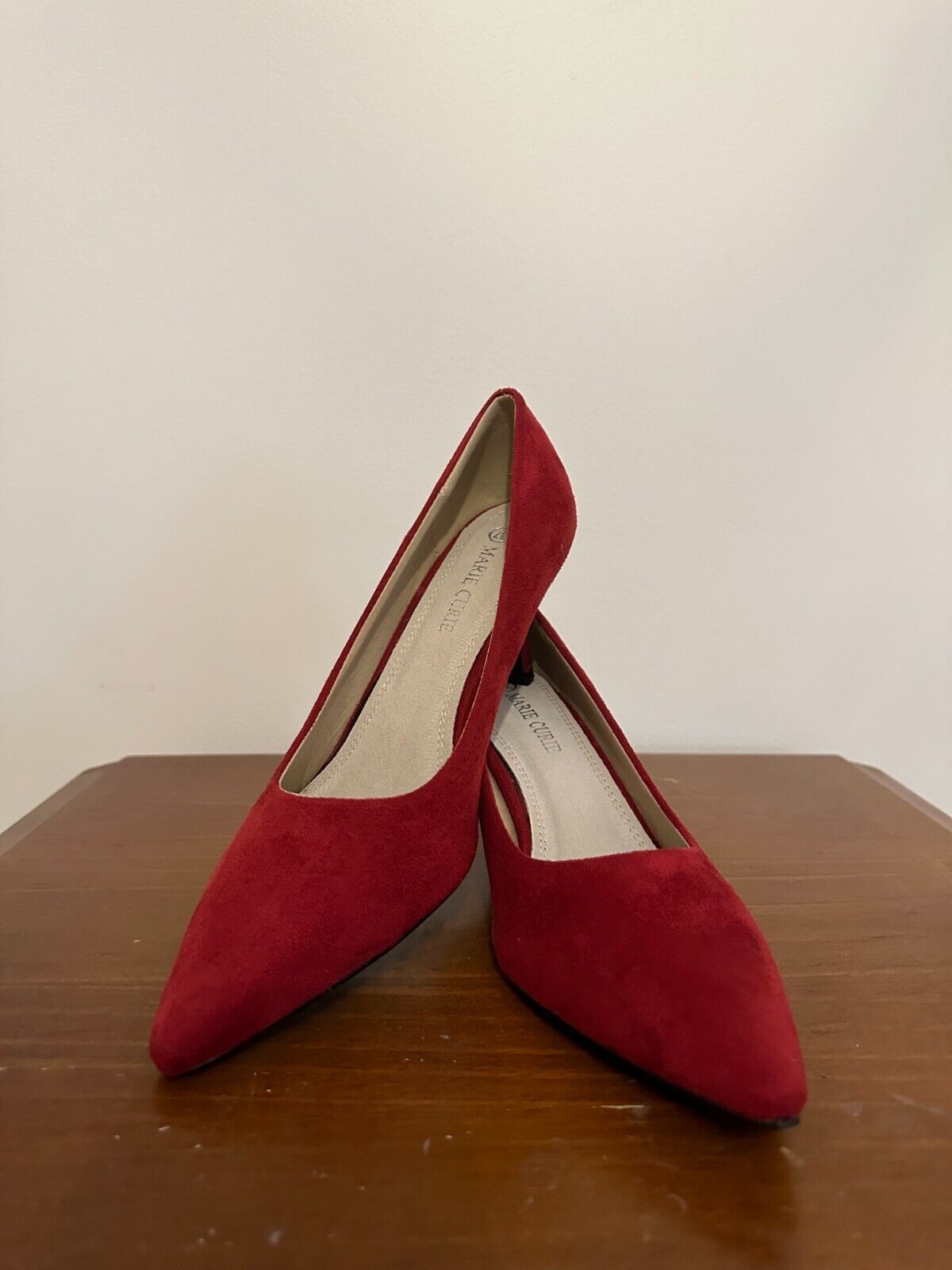 Fashion Classic Mid Heel Pumps Toe Court Work Office Women Ladys Shoes Patent