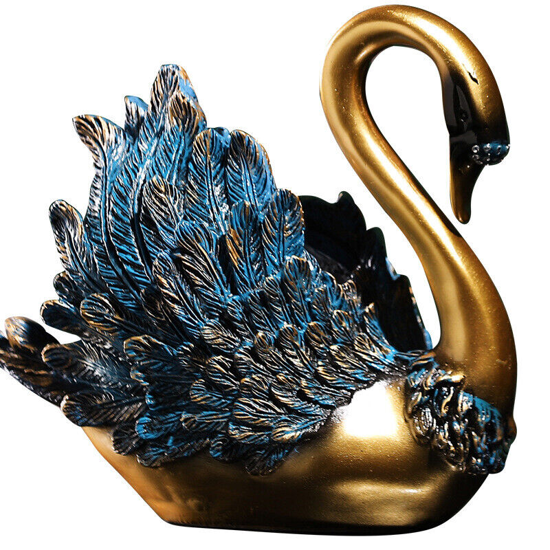 European Swan Resin Arts and Crafts Decoration Living Room Porch Table Gift Idea