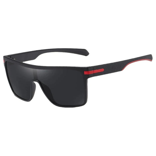 Women Square Flat Top Oversized Outdoor Sport Cycling UV400 Polarized Sunglasses # P0110