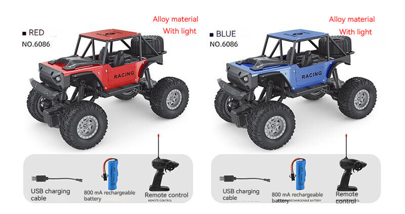 Charge High Speed Racing Alloy Remote Control Buggy Electric Light Car Toy