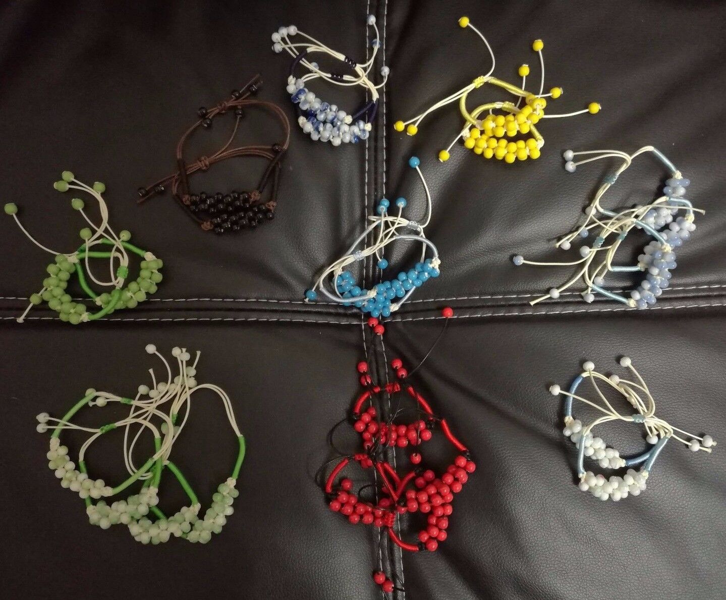 NEW FASHION Lady fashion adjustable COLORFUL Elastic Wrist Bracelet Bangle gift