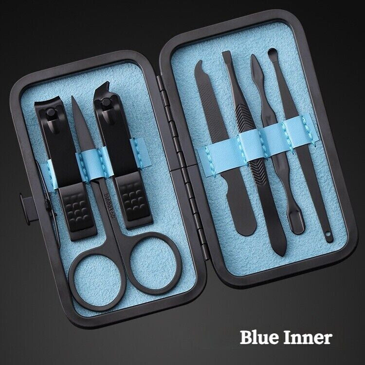 7/10/12/16/18 Pieces Professional Manicure & Pedicure Kit Nail Care Travel Grooming Set Home Use