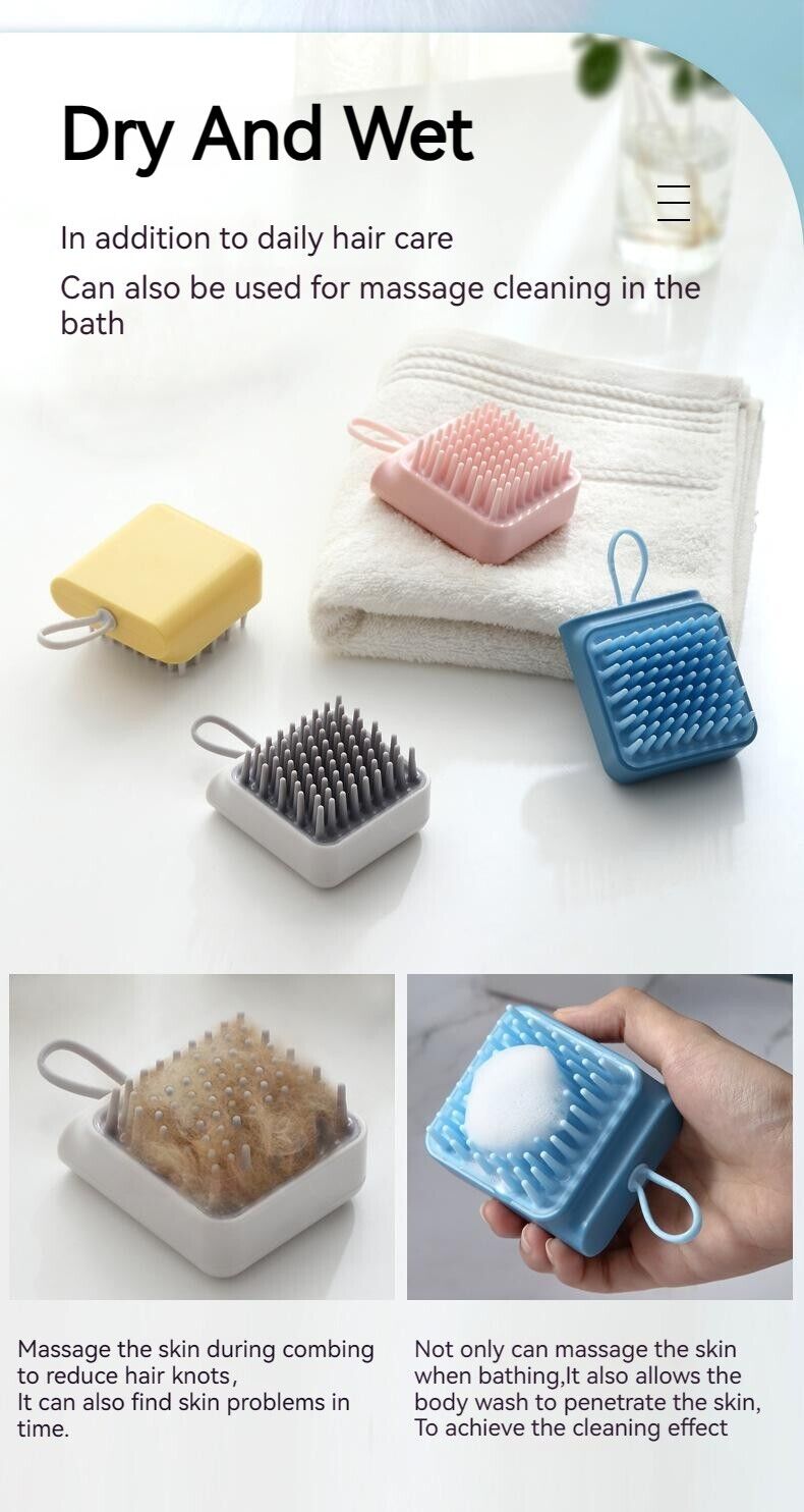 New Cat and Dog Massage Pet SPA Massage Convenient Scrubber Pet Bath Brush