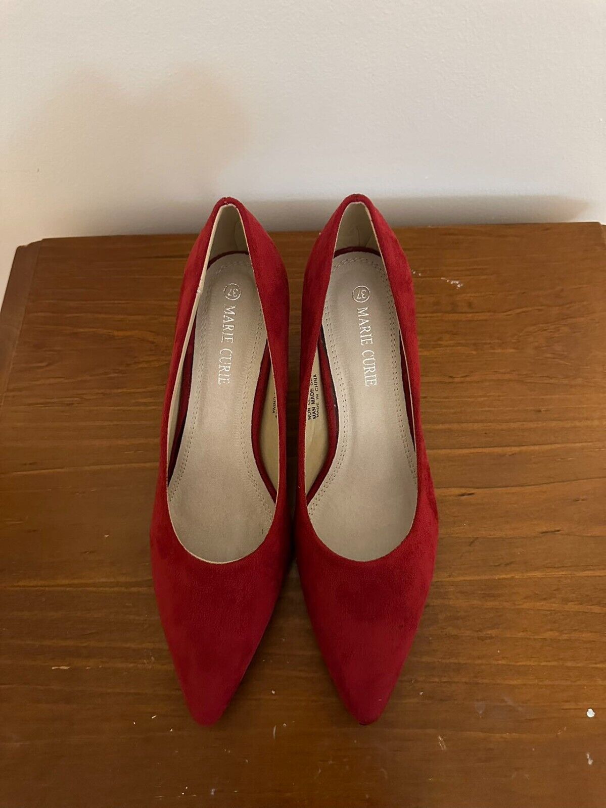 Fashion Classic Mid Heel Pumps Toe Court Work Office Women Ladys Shoes Patent